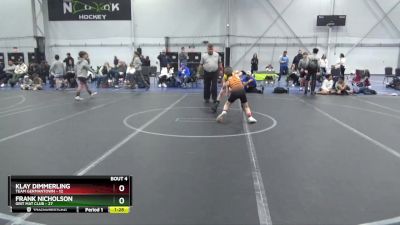 80 lbs Round 2 (4 Team) - Frank Nicholson, Grit Mat Club vs Klay Dimmerling, Team Germantown