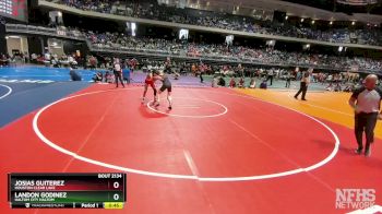 6A 120 lbs Cons. Round 1 - Landon Godinez, Haltom City Haltom vs Josias Guiterez, Houston Clear Lake