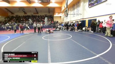 132 lbs Semifinal - Micheal Romero, Winslow vs Max Burke, American Leadership Academy Queen Creek