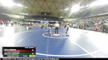71 lbs Cons. Round 3 - Ashton Camacho, Warden Elite Wrestling vs Cruz Herman, Mat Demon Wrestling Club