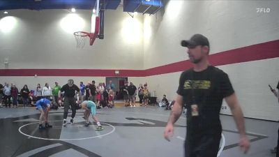 85 lbs Round 2 - Mason Andes, Reverence Wrestling Club vs Sophia Miller, Gator Wrestling Club