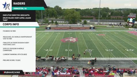 RAIDERS "FAN THE FLAME" at 2024 DCI Open Class World Championship