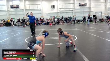 84 lbs Finals (8 Team) - Cale Dauber, Ohio Gold 24K vs Tyler Feckett, Donahue WA