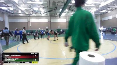 215 lbs Cons. Round 3 - Mario Guerrero, El Rancho vs Kevin Bennett, Long Beach Poly