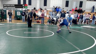 106 lbs Semi To 9th - Matthew Kupsc, Cohasset vs Fabio Montrond, Bristol-Plymouth