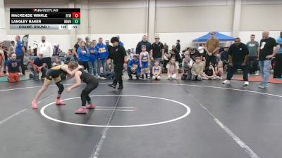 75.2-79.5 lbs Champ. Round 1 - Mackenzie Winkle, Best Trained Wrestling vs Langley Baker, North DeSoto Wrestling Academy