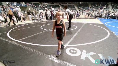 40 lbs Rr Rnd 2 - Olivia Hawes, Cowboy Wrestling Club vs Carly Holtz, Coweta Tiger Wrestling