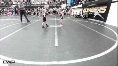 37 lbs 3rd Place - Colt Manuel, Blackwell Wrestling Club vs Amos Boyd, Harrah Little League Wrestling