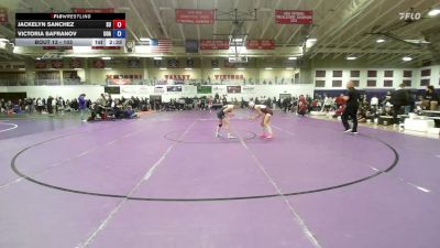 103 lbs Champ. Round 1 - Victoria Safranov, University Of Alberta vs Jackelyn Sanchez, Schreiner University