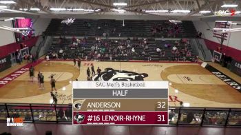 Replay: Anderson (SC) vs Lenoir-Rhyne | Feb 12 @ 7 PM