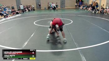 119 lbs Round 1: 1:30pm Fri. - Titus Watts, Soldotna vs ACHILLES ALEXANDER, Wasilla High School