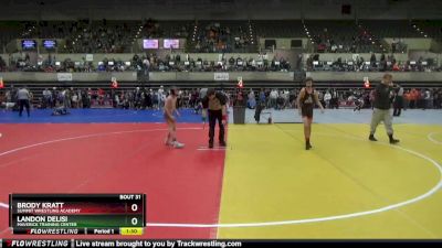 85 lbs Quarterfinal - Landon Delisi, Maverick Training Center vs Brody Kratt, Summit Wrestling Academy