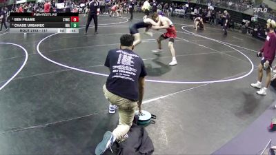 117 lbs Semifinal - Ben Frame, Sutherland Youth Wrestling Club vs Chase Urbanec, IronHawk Wrestling Academy