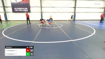 100 lbs Rr Rnd 2 - Calan Childress, Cali Red vs Sanchir Edington, Upstate Uprising Blue