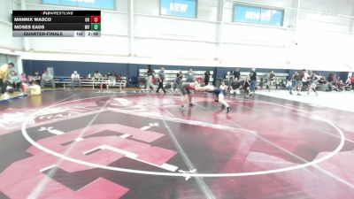 155 lbs Quarterfinal - Mannix Wasco, OH vs Moses Eads, WV