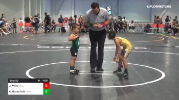 49 lbs Rr Rnd 2 - Jackson Mills, Rough Riders vs Kade Brassfield, Team M