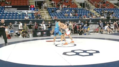 132 lbs Cons. Rd Of 16 - Bo Hake, Iowa vs Cale Wimberly, Florida