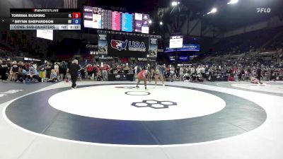 170 lbs Cons. Sub-quarters - TorRina Rushing, FL vs Brynn Shepardson, NY