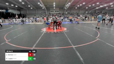 182 lbs Rr Rnd 3 - Josh Danso, Central MD Wrestling Black vs Drew Lopez, Miami Elite