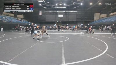 110 lbs Semifinal - Felicity Tarango, Wayland Baptist University vs Addysin Mollendor, Colby Community College