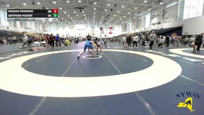 132 lbs Cons. Round 6 - Keegan Roegiers, Superior Wrestling Academy vs Gryphon Foster, Club Not Listed