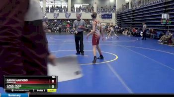 126 lbs Champ. Round 2 - Gage Ross, FREMONT ROSS vs Gavin Hawkins, EDGERTON