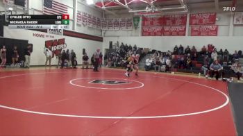 JV-4 lbs Round 2 - Michaela Rader, Louisa-Muscatine vs Cynlee Otto, Center Point-Urbana