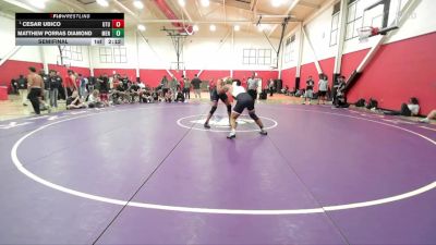197 lbs Semifinal - Cesar Ubico, Utah Tech University vs Matthew Porras Diamond, Menlo NWCA