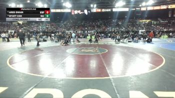 190 lbs Cons. Round 7 - Ares Swain, Newport vs Wyatt Cox, Vale