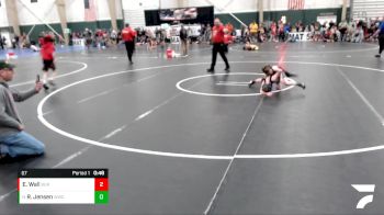 67 lbs Cons. Round 2 - Ryker Jensen, Wayne Wrestling Club vs Easton Wall, Burlington