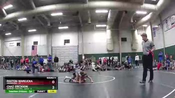 96 lbs Round 5 (6 Team) - Paxton Warejcka, Grandview vs Chaz Erickson, Kearney Matcats - Gold