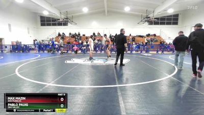 175 lbs Cons. Round 1 - Pablo Pauig, Simi Valley vs Max Mazin, Dos Pueblos