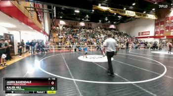 115 lbs Quarterfinal - Kaleb Hill, Cody Middle School vs Jaxen Baxendale, Lovell Middle School