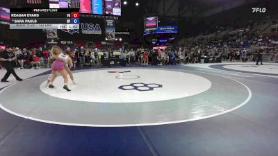 130 lbs Champ. Rd Of 128 - Reagan Evans, PA vs Sara Pauls, NY