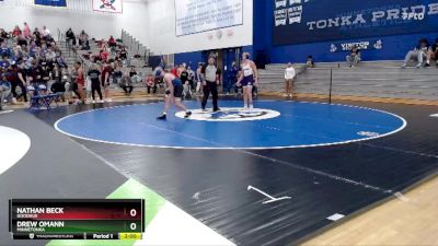 160 lbs Round 4 - Nathan Beck, Goodhue vs Drew Omann, Minnetonka