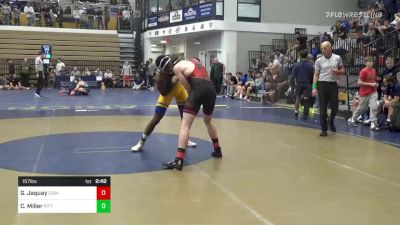 157 lbs Consi Of 32 #2 - Gannon Jaquay, Edinboro vs Carson Miller, Pittsburgh