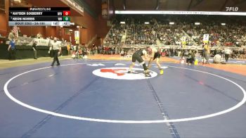2A-190 lbs Cons. Round 3 - Kayden Sixberry, Wind River vs Keon Norris, Wright