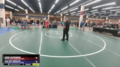 175 lbs Cons. Round 1 - John Humphries, Brazos Valley Wrestling Club vs Matteo Nikolov, McChesney Grappling Academy
