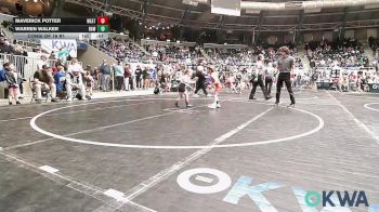 49 lbs Consi Of 16 #1 - Maverick Potter, Weatherford Youth Wrestling vs Warren Walker, Raw Wrestling Club