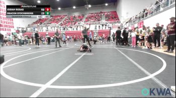 49 lbs Quarterfinal - Josiah Rosas, Piedmont vs Deacon Stockbridge, Lexington Wrestling Club
