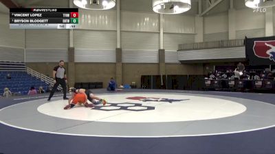 120 lbs Champ. Round 3 - Bryson Blodgett, East Noble TUF Wrestling vs Vincent Lopez, The Fort Hammers Wrestling