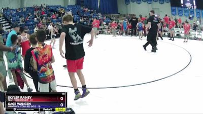 78 lbs Finals (2 Team) - Skyler Rainey, Team Missouri Boys vs Gage Wangen, Minnesota Storm Red Boys