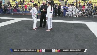 Mickaelly Ferreira De Souza vs Luara Da Conceição Chaves Dos Sa 2026 CBJJE International BJJ Championships