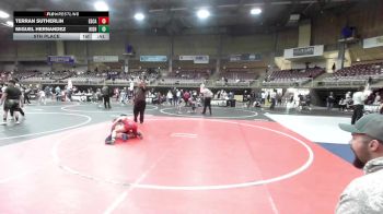 109 lbs 5th Place - Terran Sutherlin, Escalante Middle School vs Miguel Hernandez, High Elevation