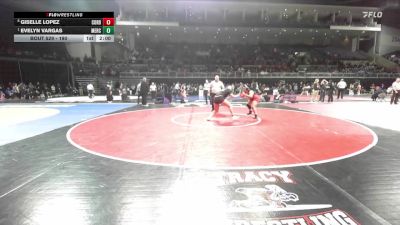 190 lbs Semifinal - Evelyn Vargas, Merced vs Giselle Lopez, Cordova