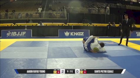 Aaron Rufus Young vs Santo Pietro Equale 2025 Pan Jiu Jitsu IBJJF Championship