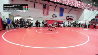 JH 170 lbs Cons. Round 4 - Madalye (Mady) Nida, PERRY JH vs Paiden Swain, DEL CITY JH