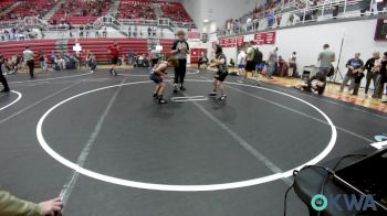 90 lbs Rr Rnd 5 - Brantley Starks, Tecumseh Takedown Club vs Hagen Hamilton, Cushing