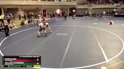 127 Championship Bracket Cons. Round 5 - Cade Elzen, Stillwater vs William Schneider, Mounds View