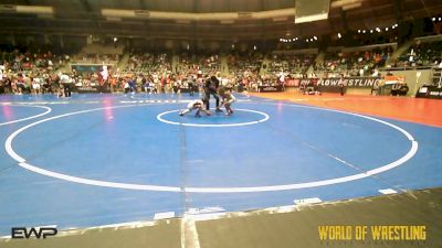 46 lbs Consi Of 16 #2 - Isaac Wicks, Englewood Live Wire vs Clark Ballay, Grindhouse Wrestling